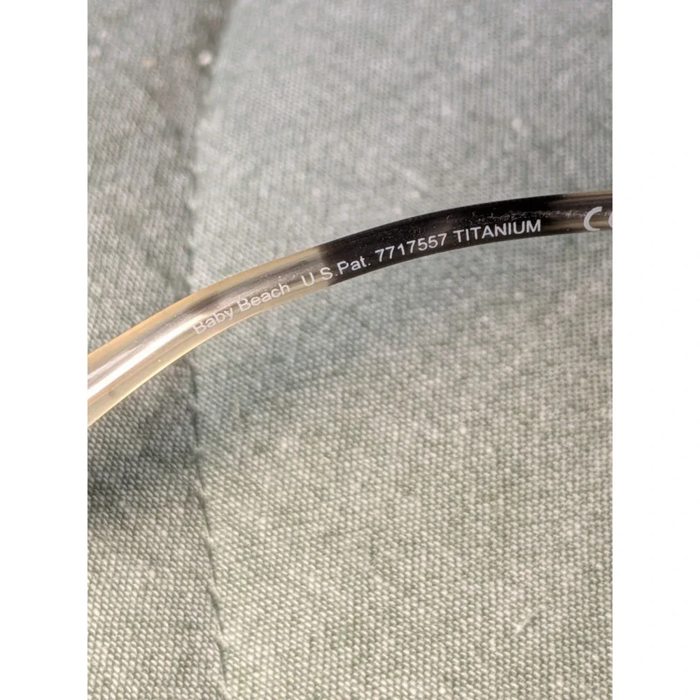MAUI JIM Baby Beach MJ 245-17 Silver with Grey POLARIZED Sunglasses JAPAN